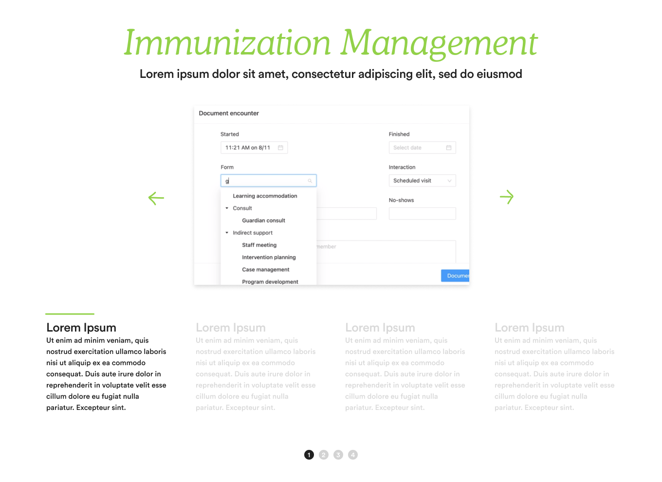 Immunization management